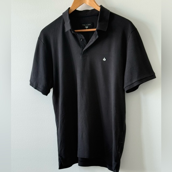rag & bone Men's Cotton Polo - Picture 1 of 5